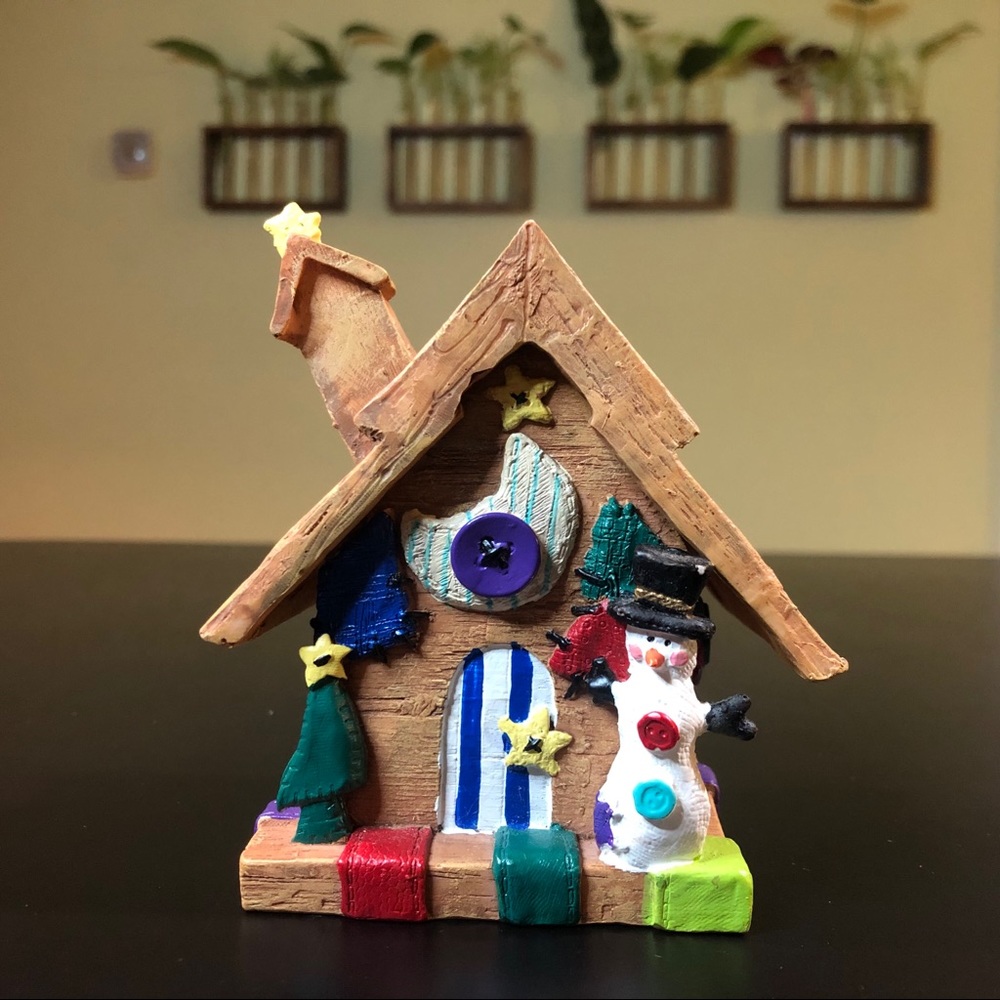 Christmas house decor box